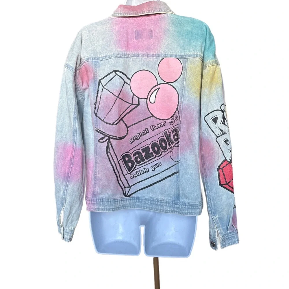 Justice | Girls Ring Pop Bazooka Collab Denim Jacket